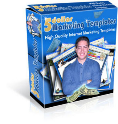 Product picture 5 dollar marketing templates With Master Resale Rights