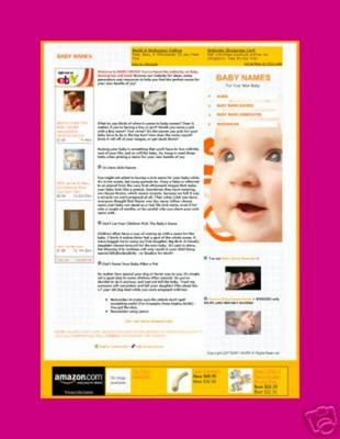 Product picture Baby Site With Master Resale Rights