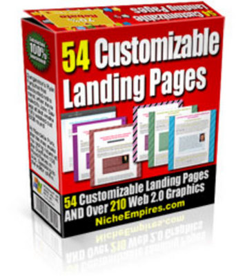 Product picture Clean Landing Page Templates With Master Resale Rights