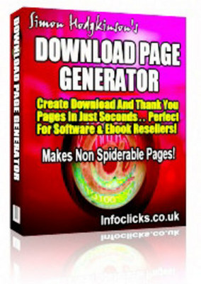 Product picture Download Page Generator 698 With MRR