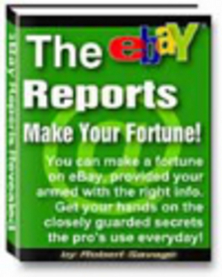 Product picture Ebay Reports With Master Resale Rights.