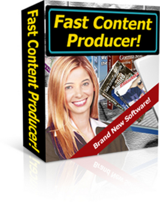 Product picture Fast Content Producer With Master Resale Rights