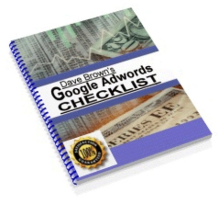 Product picture Google Adwords Checklist With Master Resale Rights